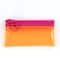 Everything Mary Orange & Pink Transparent Zipper Pouch